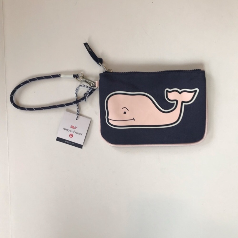 Vineyard Vines Target Pink Whale Wristlet Pouch